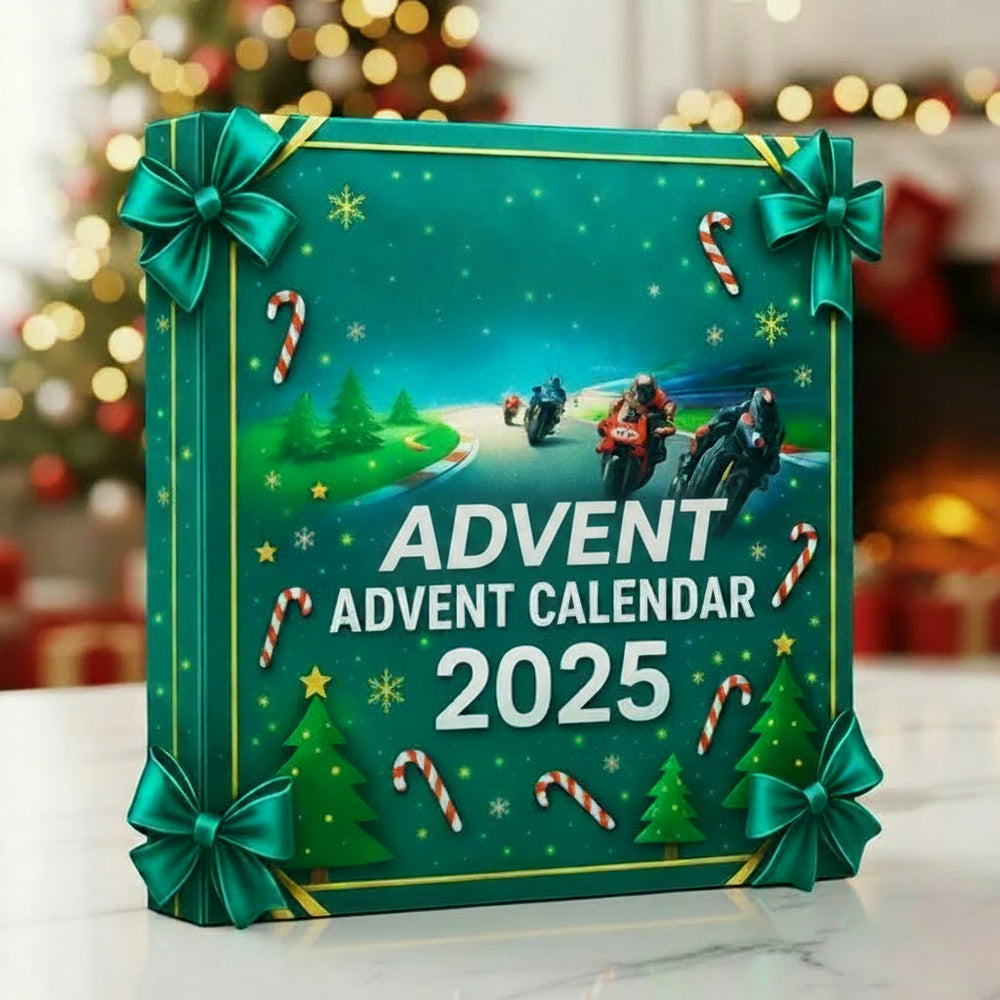 Découvrez le Calendrier Avent MotoGP 2025 Collector. Miniatures moto et casques pour les passionnés de course.