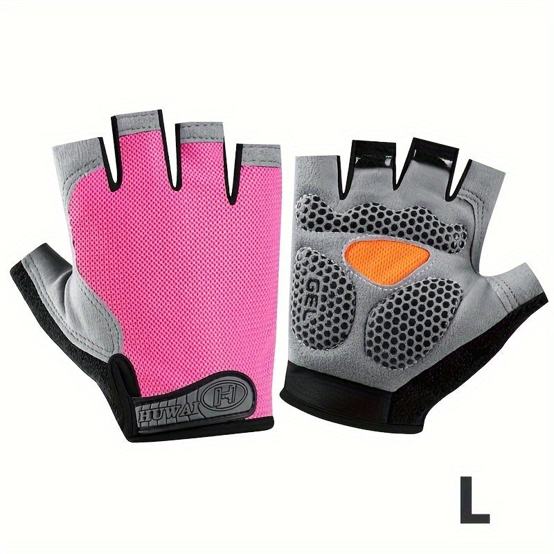 Gants sports d'aventure, légers, demi-doigts, respirants, pour hommes et femmes actifs.