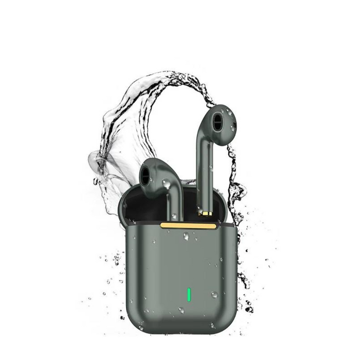 Écouteurs intra-auriculaires Bluetooth sans fil, confortables, réduction de bruit active pour sport, musique et appels.