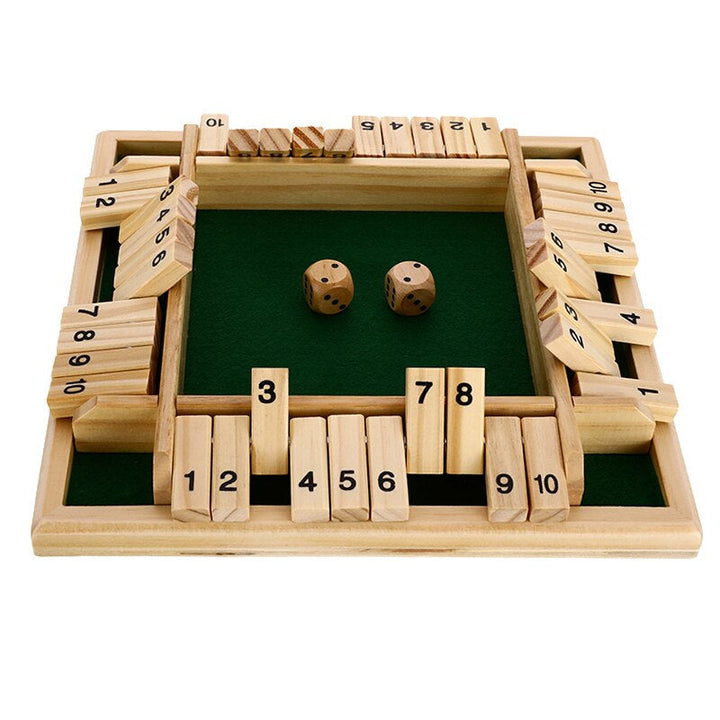 Jeu éducatif en bois pour enfants, avec pièces de logique et mathématiques pour apprendre.