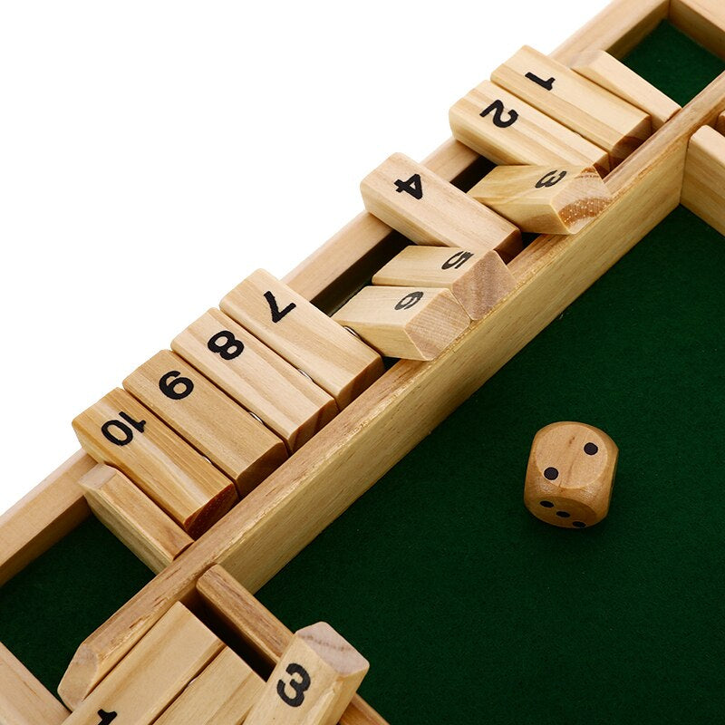 Jeu de société en bois robuste, éducatif pour enfants et famille, défis logiques et maths.