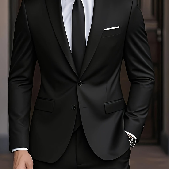 Costume homme affaires gris clair, coupe slim, confortable, idéal pour le bureau.
