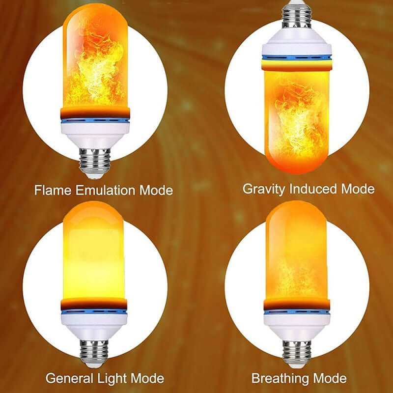 LED-lampa med Flammeffekt - Romantisk &amp; Energisnål Belysning