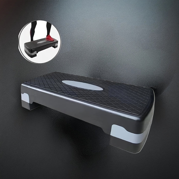 Équipement de fitness compact : stepper aérobie réglable pour un entraînement cardio efficace à domicile.
