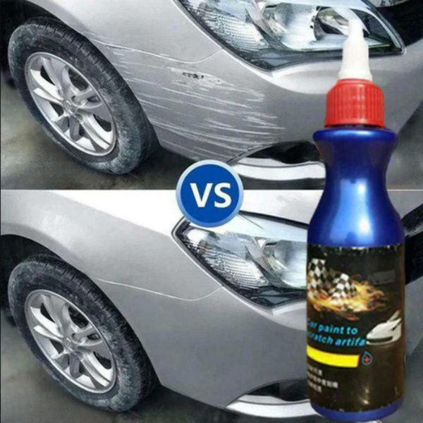 Efface-rayures premium pour voiture, rénove la brillance et l'éclat de la carrosserie auto.