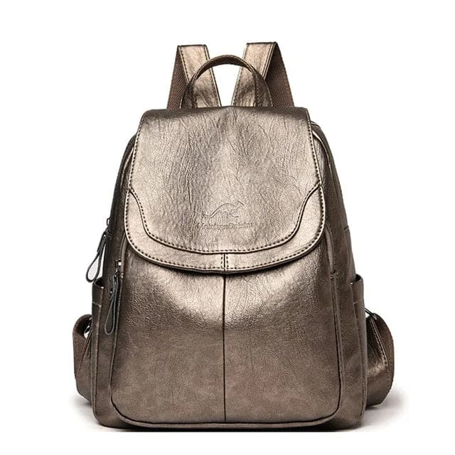 Sac à dos femme en cuir vegan, élégant et pratique, idéal pour le quotidien.