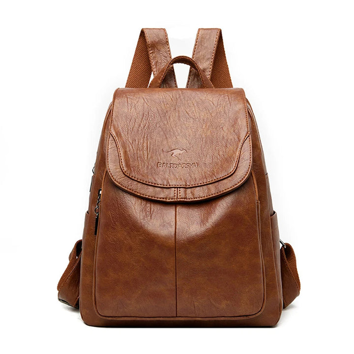 Sac à dos élégant pour femme en cuir vegan, l'accessoire mode pratique pour toutes vos aventures.