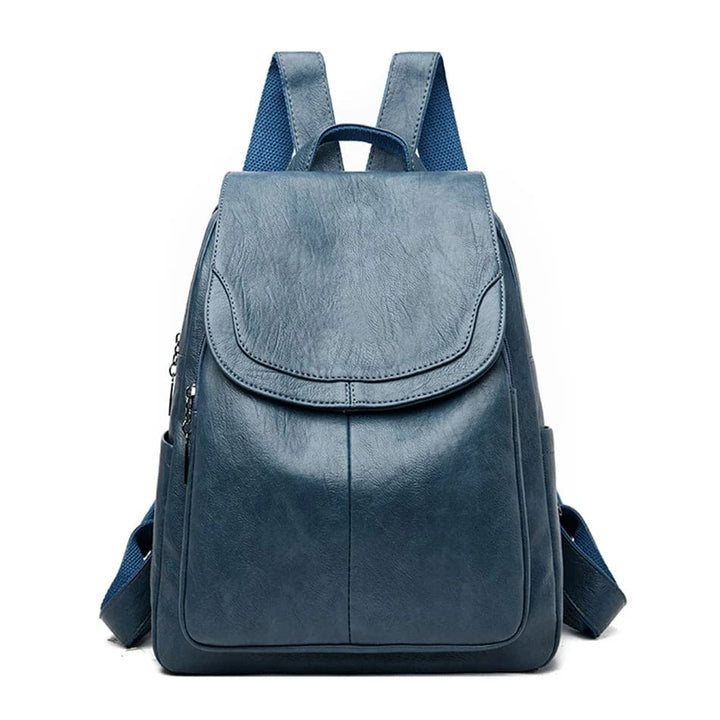Sac à dos femme en cuir vegan, spacieux et pratique, parfait comme sac à main quotidien.