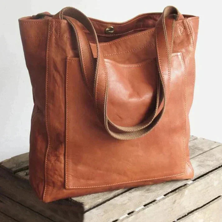 Grand sac à bandoulière spacieux en cuir PU noir pour femme, parfait pour un usage quotidien et vos essentiels.