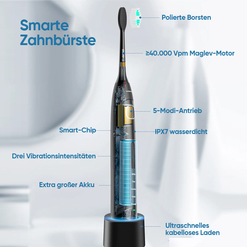Lot de brosses à dents électriques soniques pour famille, usage adultes et enfants, brossage efficace quotidien.