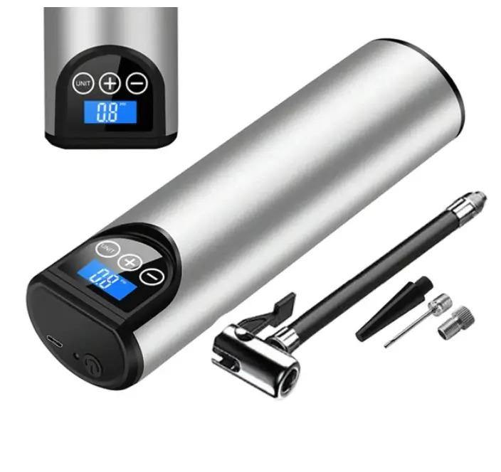 Gonfleur électrique portable pour pneus de voiture, compresseur rapide sans fil, parfait pour l'entretien et la sécurité.