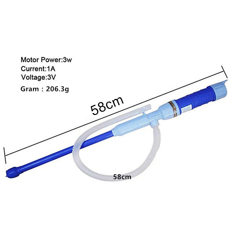 Outil de transfert de liquide électrique portable pour essence, diesel. Pompe efficace pour atelier, bateau.