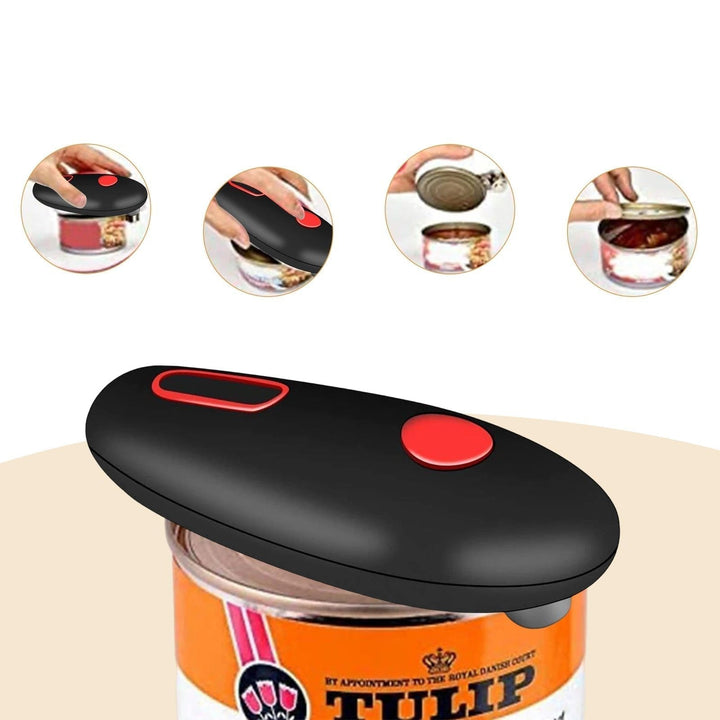 Ouvre-boîte électrique automatique et moderne, un accessoire de cuisine intelligent pour toutes vos conserves.