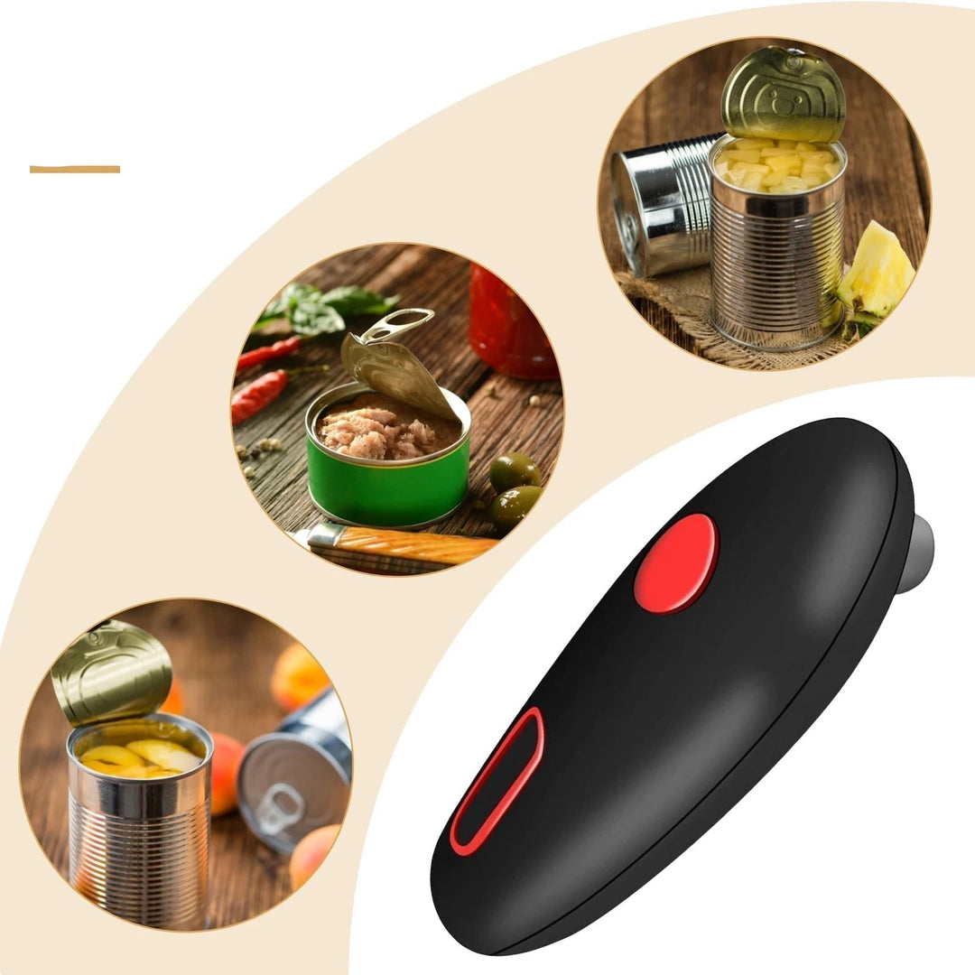 Gadget de cuisine pratique: ouvre-boîte électrique automatique pour ouvrir les conserves sans effort et en toute sécurité.