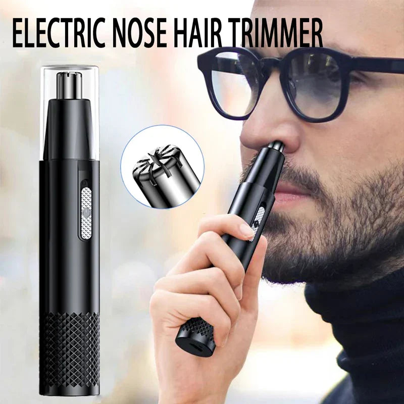Tondeuse nez et oreilles unisexe rechargeable USB pour une épilation précise et hygiénique.