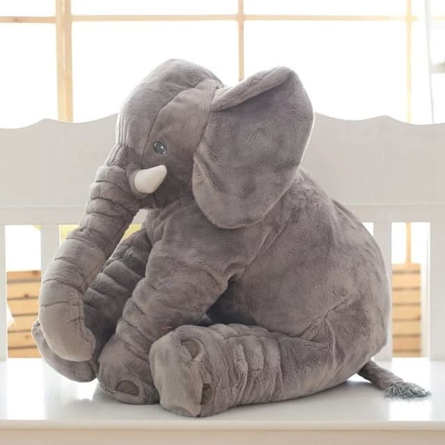 Peluche éléphant moelleuse, format géant, pour enfant, un jouet, un doudou, et une belle décoration de chambre.
