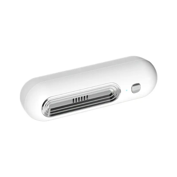 Désodorisant portable rechargeable compact. Élimine odeurs maison, voiture, frigo. Purificateur d'air à oxygène actif.