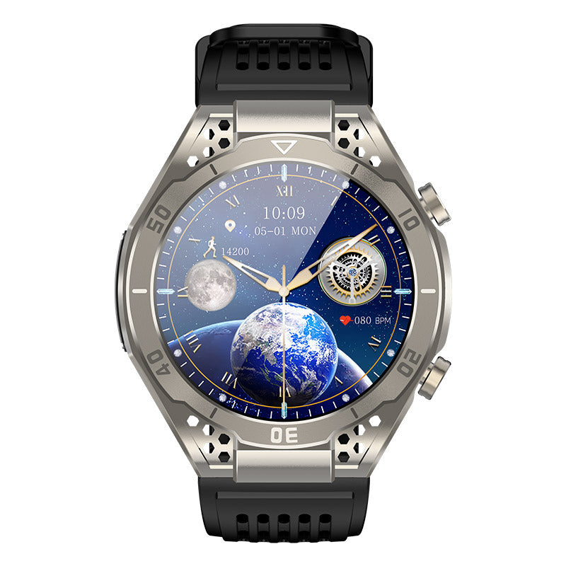 Smartwatch pour femme: bien-être et santé, glycémie, tension, FC, SpO2, suivi sommeil approfondi.