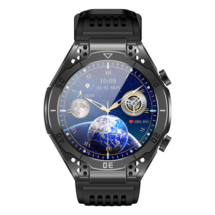Montre intelligente unisexe, suivi précis: glycémie, tension artérielle, FC, SpO2, sommeil profond.