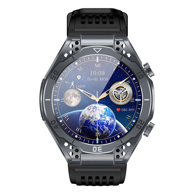 Montre connectée homme, étanche, sport: glycémie, tension, FC, SpO2, moniteur sommeil.