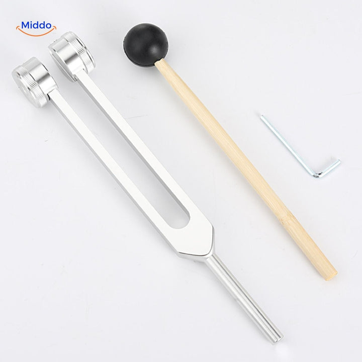 Set de diapasons pour sonothérapie, méditation et réduction du stress.