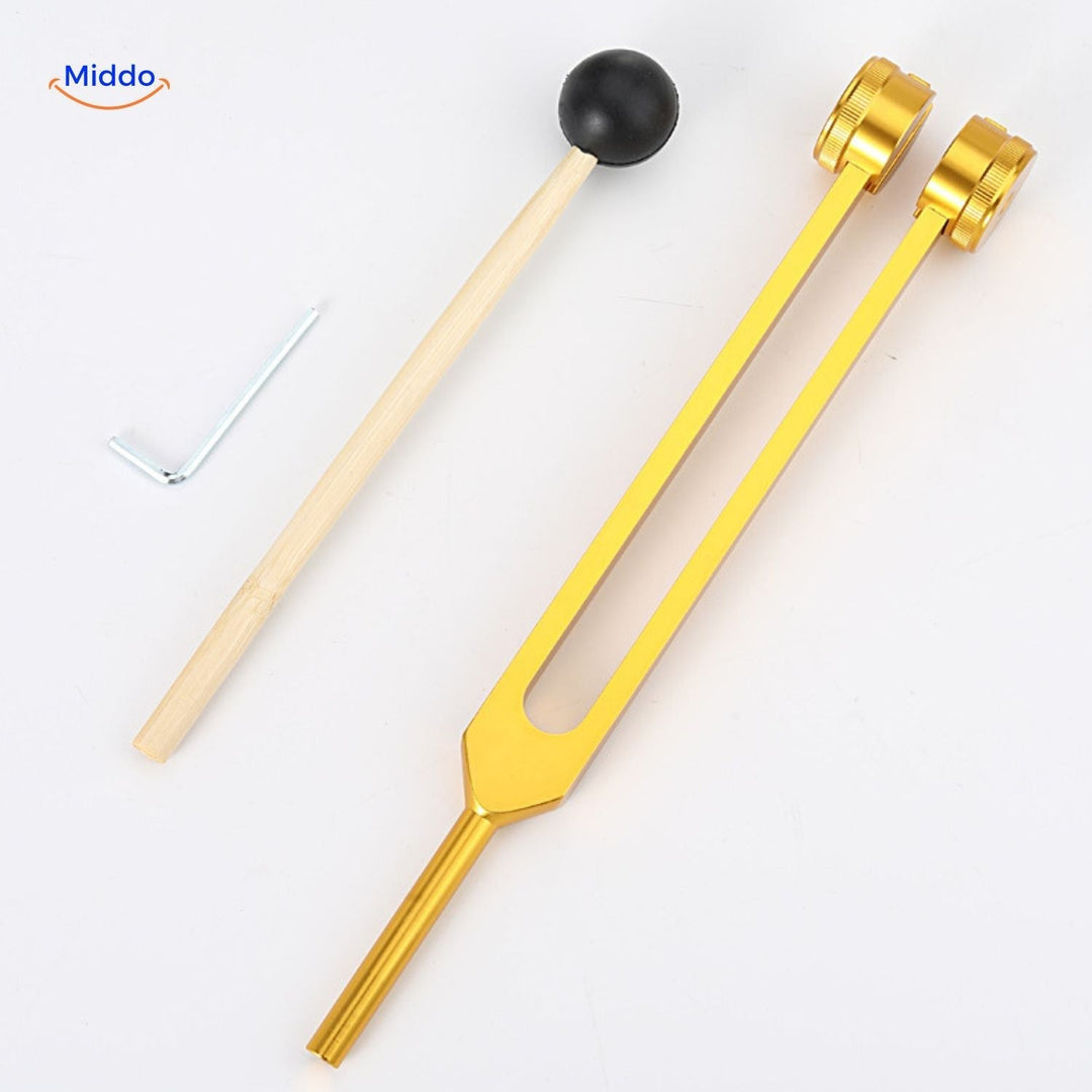 Diapasons en aluminium pour fréquences curatives, harmonisation et énergie.