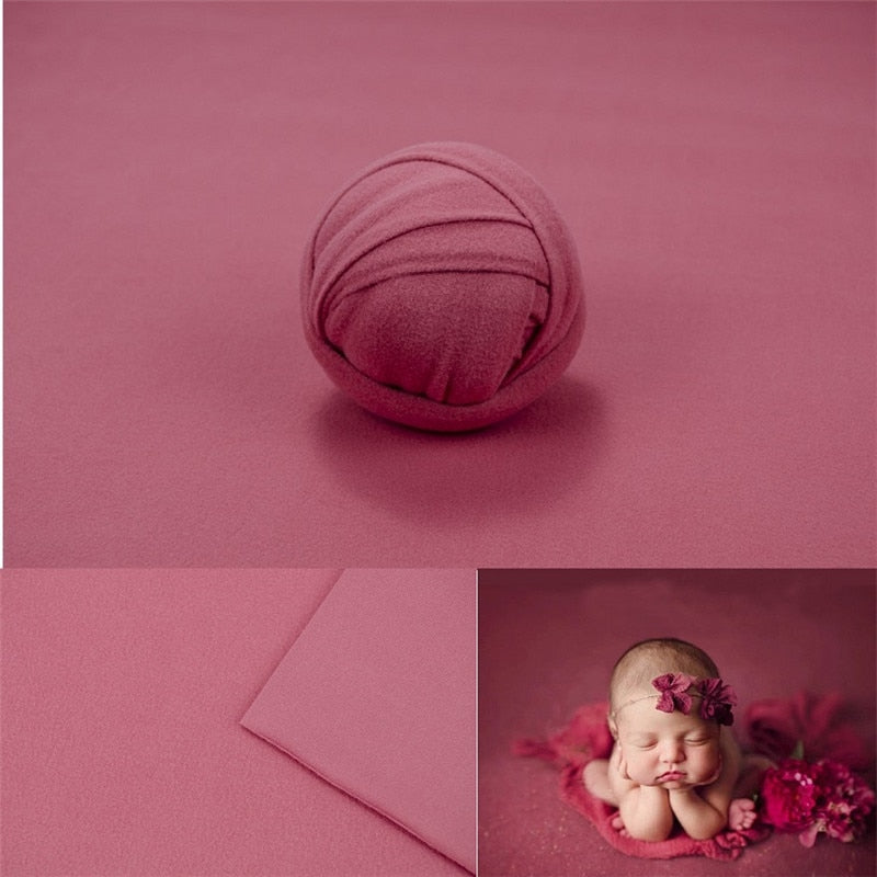 Mousseline d'emmaillotage pour nouveau-né et toile de fond, accessoire studio.