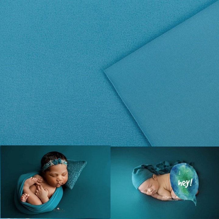 Toile de fond et mousseline pour des photos de nouveau-nés mémorables.