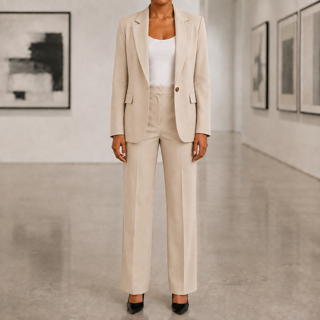 Blazer et pantalon femme : ensemble élégant et professionnel pour toutes occasions.