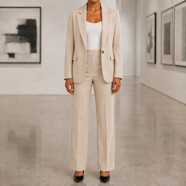 Blazer et pantalon femme : ensemble élégant et professionnel pour toutes occasions.