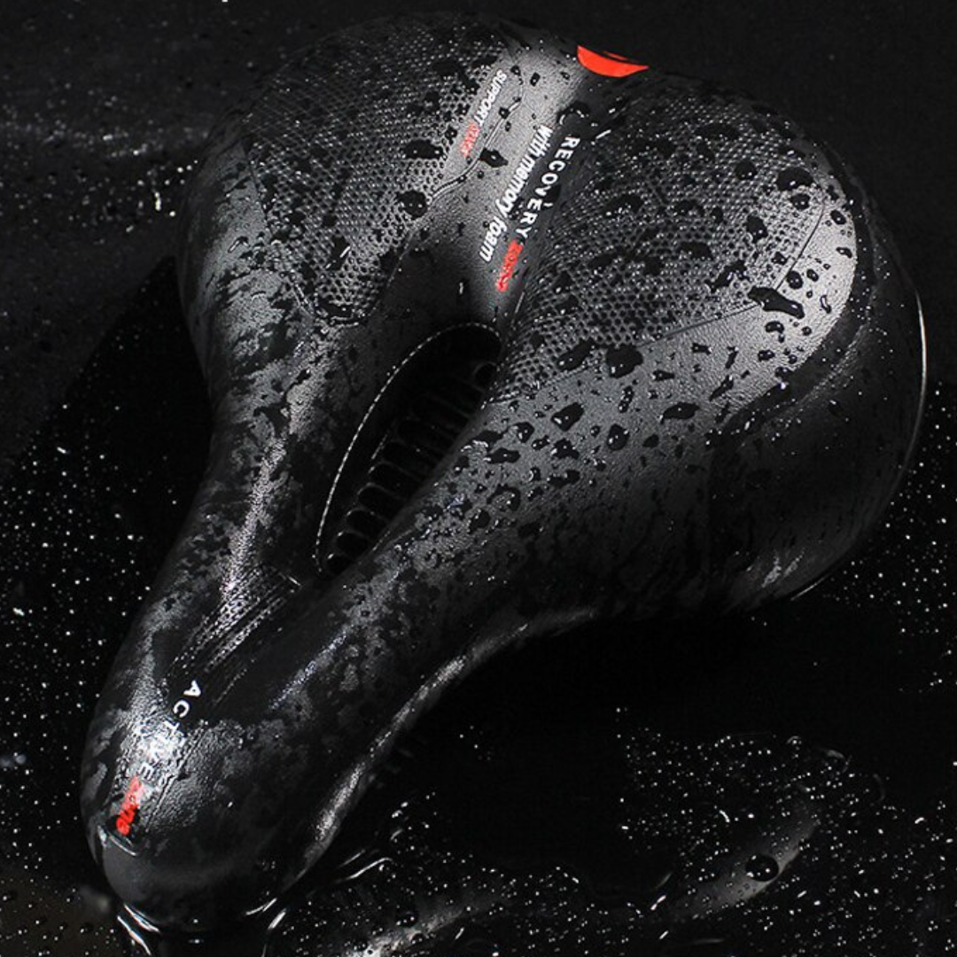 Selle vélo ergonomique et confortable, amortie, améliore la performance et le plaisir en cyclisme.