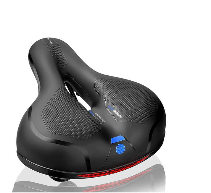 Selle vélo unisex ergonomique, confort et absorption chocs pour tous les cyclistes.