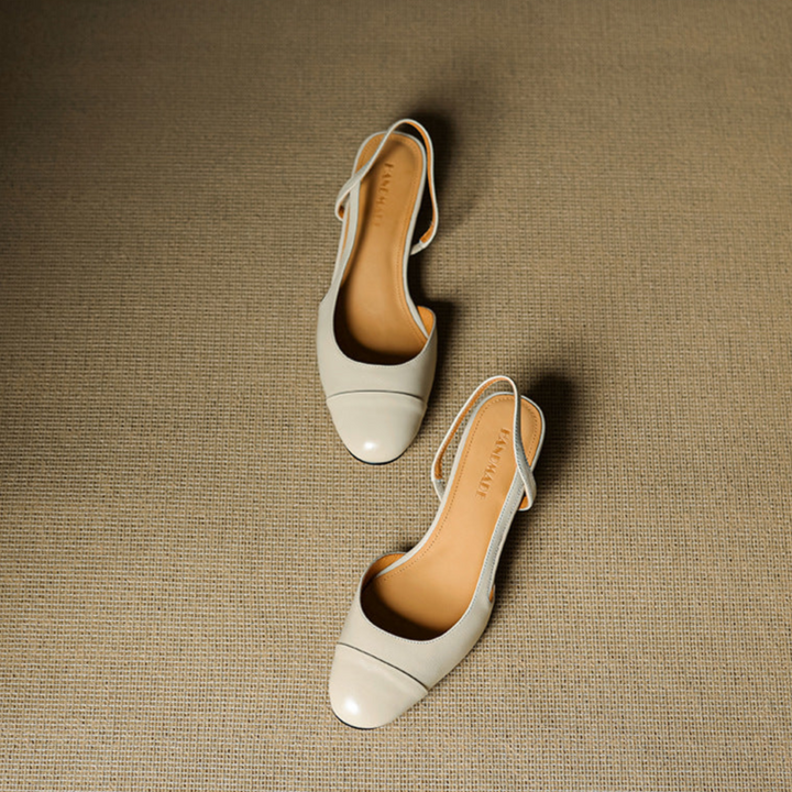 Chaussures habillées femme, escarpins slingback élégants, confort optimal.