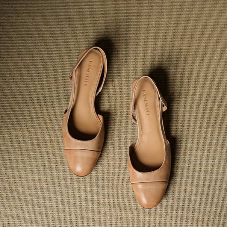 Escarpins élégants femme avec bride arrière slingback, pour un look raffiné.
