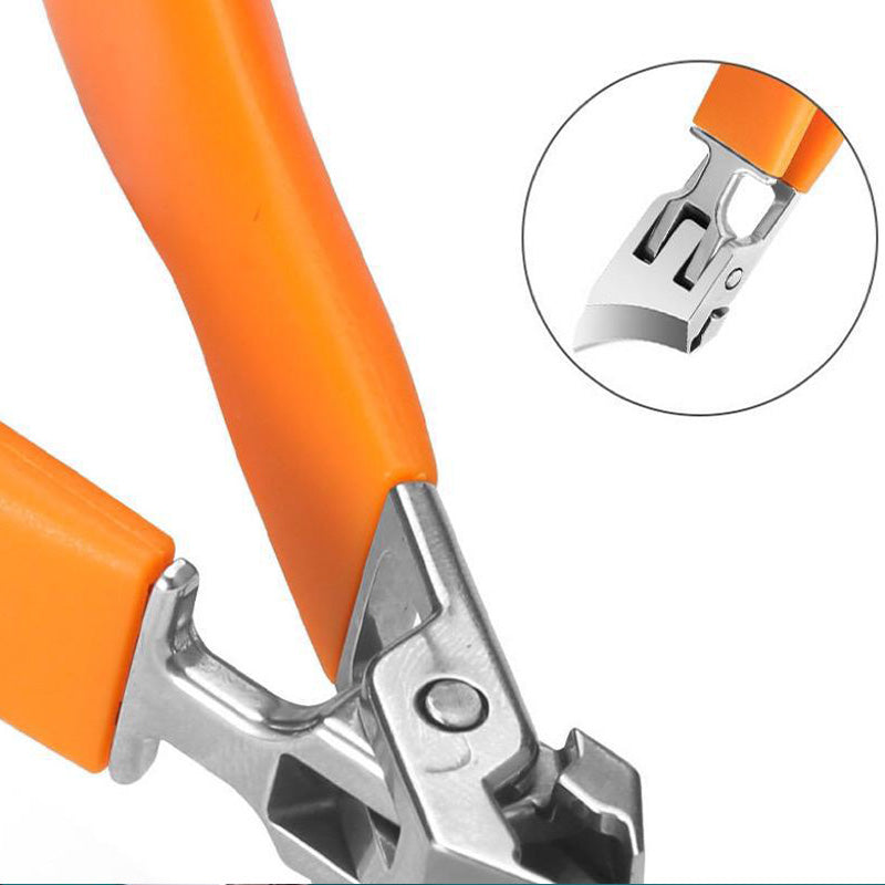 Coupe-ongles portable et robuste pour adultes, parfait pour soins des ongles épais à la maison.