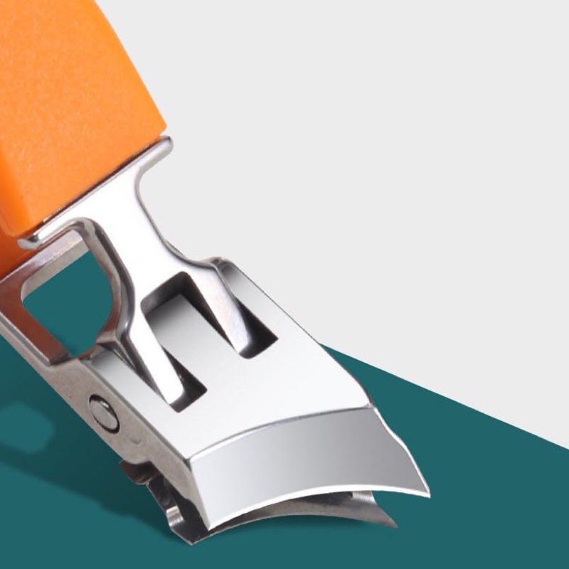 Coupe-ongle ergonomique XL, précision pour couper les ongles épais. Outil d'hygiène et soin.