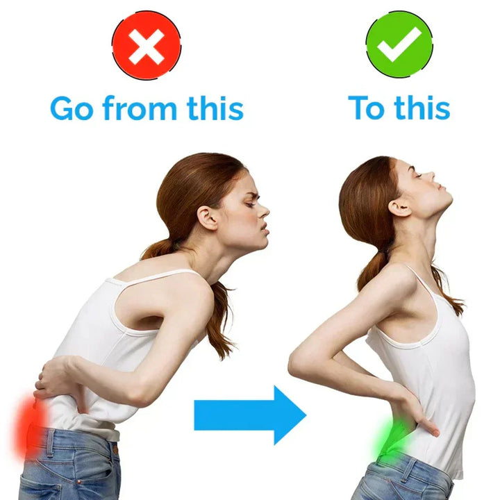 Soulagement efficace: ceinture lombaire unisexe pour sciatique, compression et maintien du dos.
