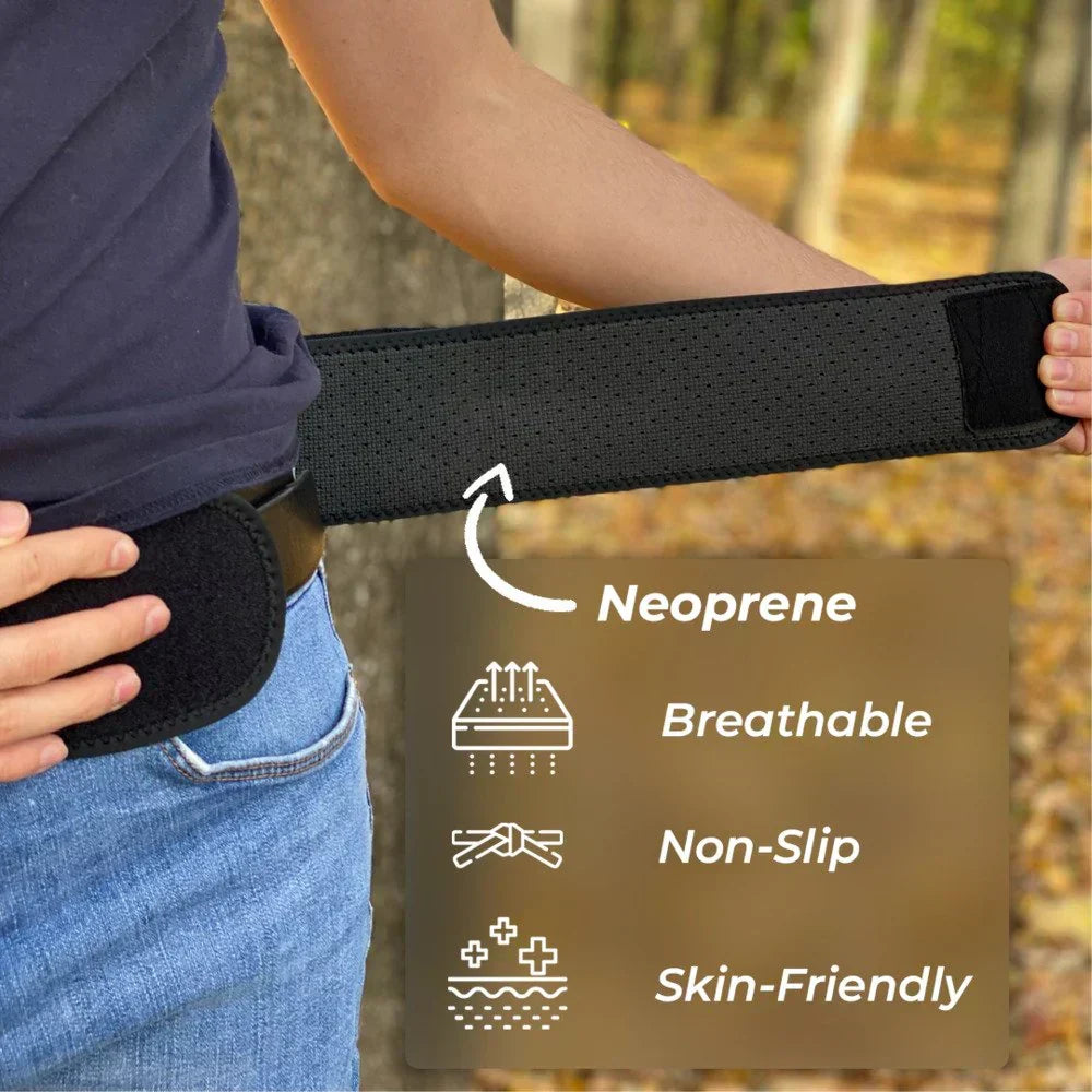 Soulagement rapide: ceinture de soutien pour la hanche, les articulations SI et la douleur sciatique.