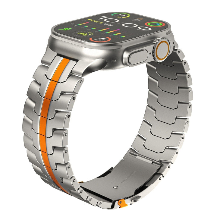 Bracelet de montre professionnel en titane, design moderne, confortable et durable.