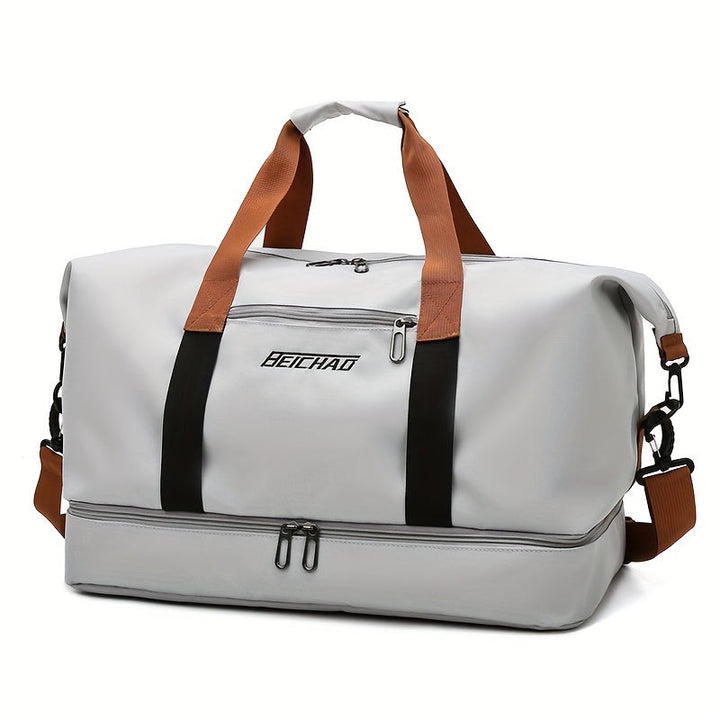 Sac de voyage en nylon durable, parfait pour le sport, la gym, un weekend ou comme sac cabine.