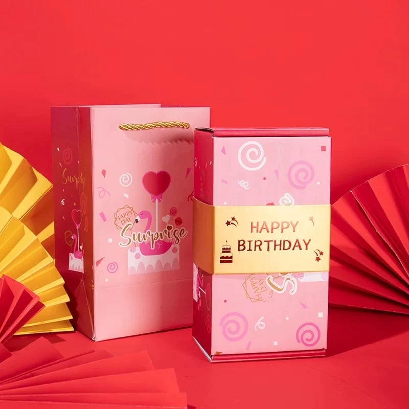 Coffret surprise unisexe, personnalisez vos cadres photo pour un cadeau d'anniversaire ou souvenir parfait.