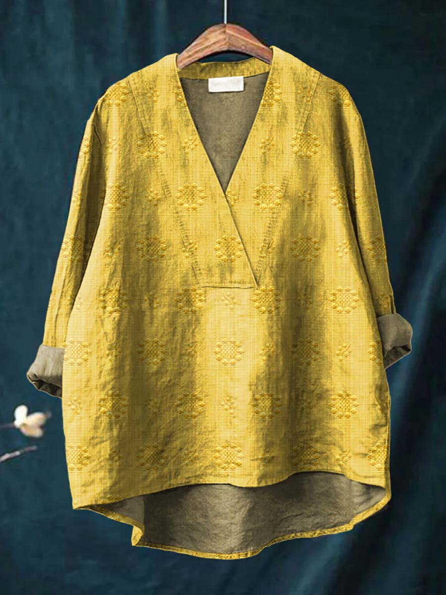 Blouse Cara femme, coupe décontractée, look chic et confortable pour le bureau ou les loisirs.