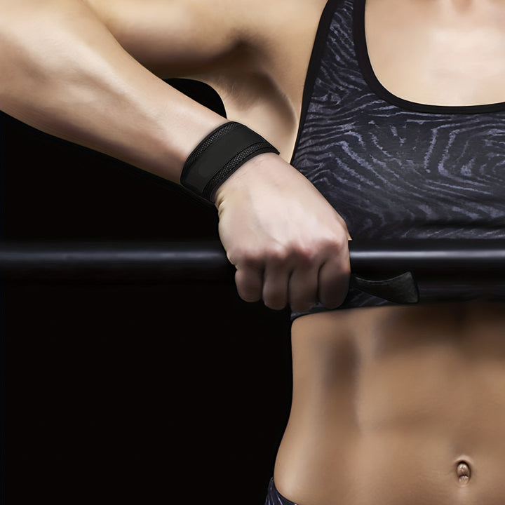 Support de prise de gym: sangles de poignets durables pour soulevé de terre et musculation intense.