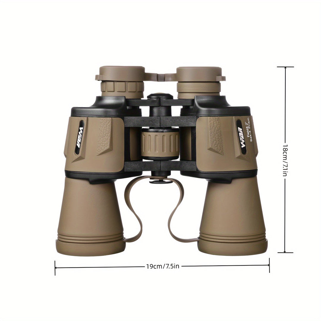 Jumelles 10x50 HD pour l'observation des oiseaux, la chasse ou les concerts en extérieur.