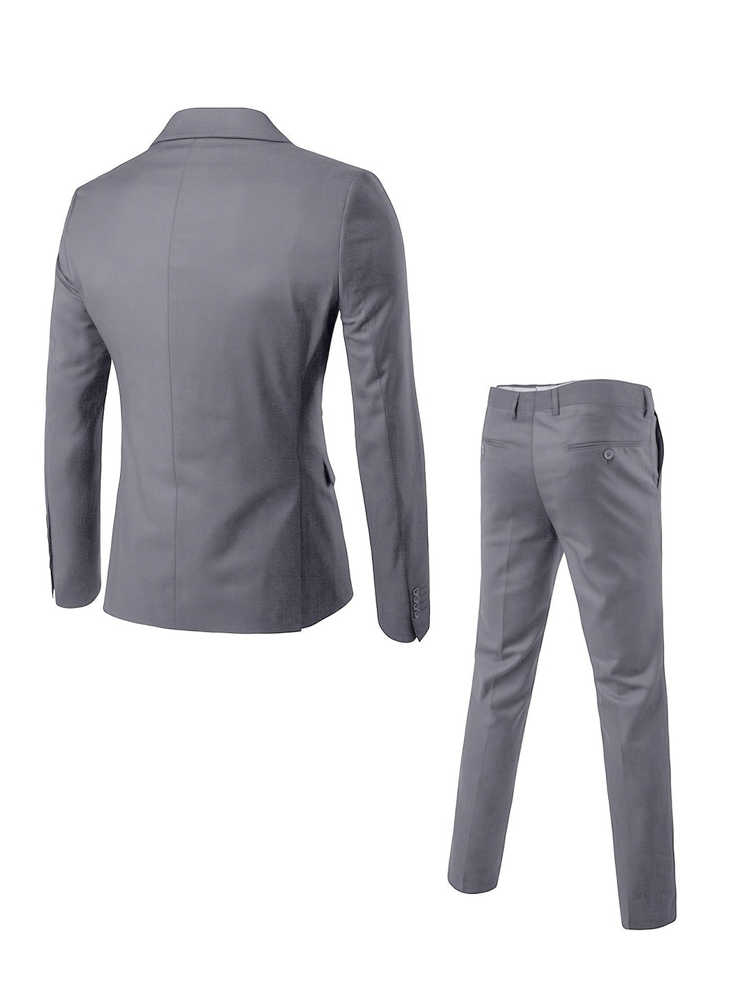 Costume de mariage homme gris élégant, coupe moderne et confortable pour le grand jour.