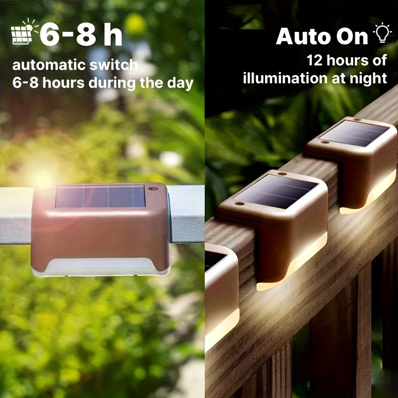 Lampe solaire autonome GLIMVISTA étanche LED pour un éclairage extérieur écologique de jardin et clôture.
