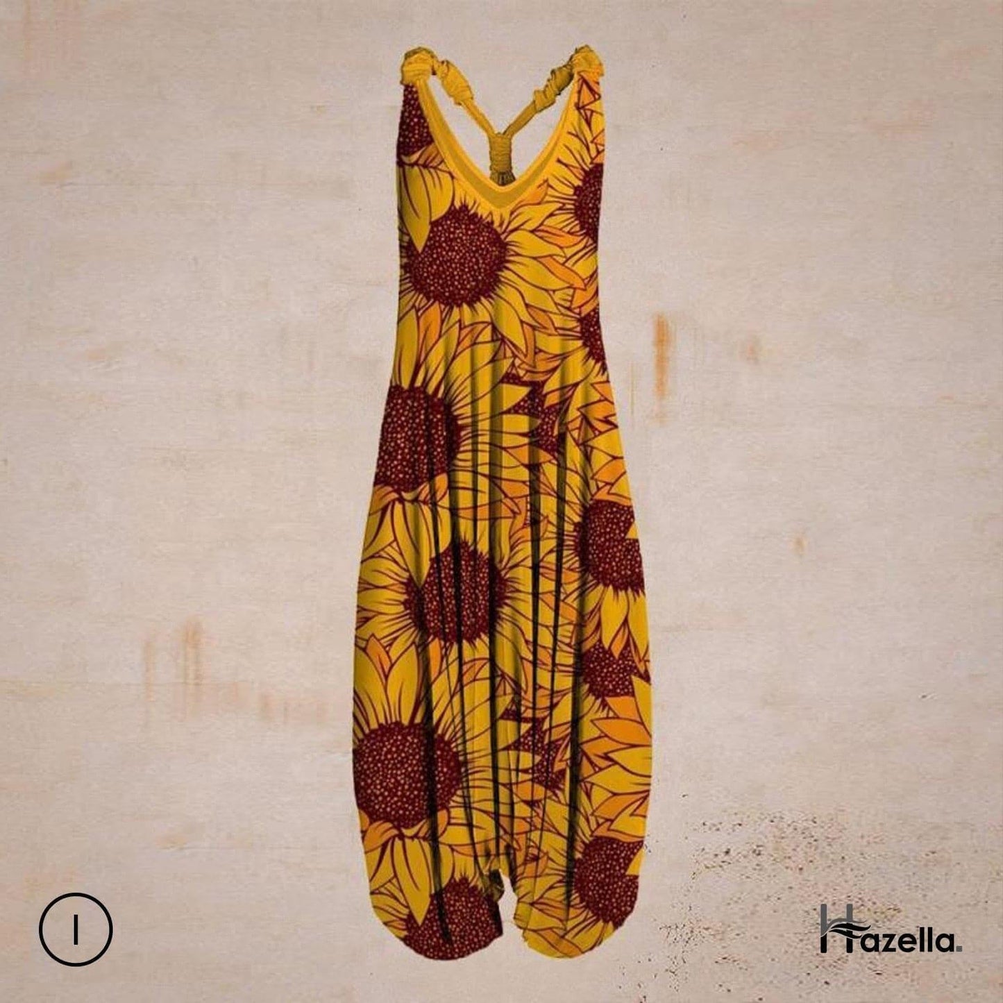 Bohemisk Harem Jumpsuit - Avslappnad Passform