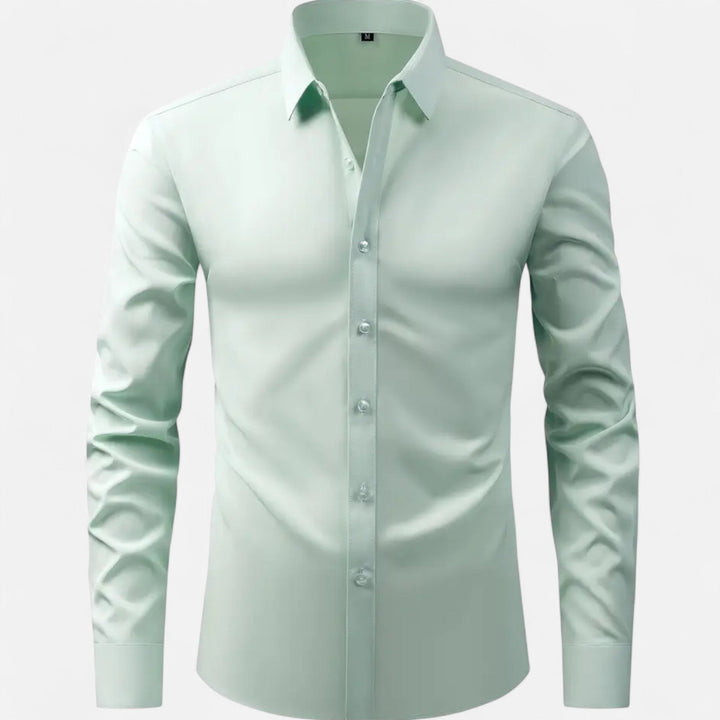 Chemise homme élégante, coupe ajustée, extensible. Idéale pour un look sophistiqué et chic, confort assuré.