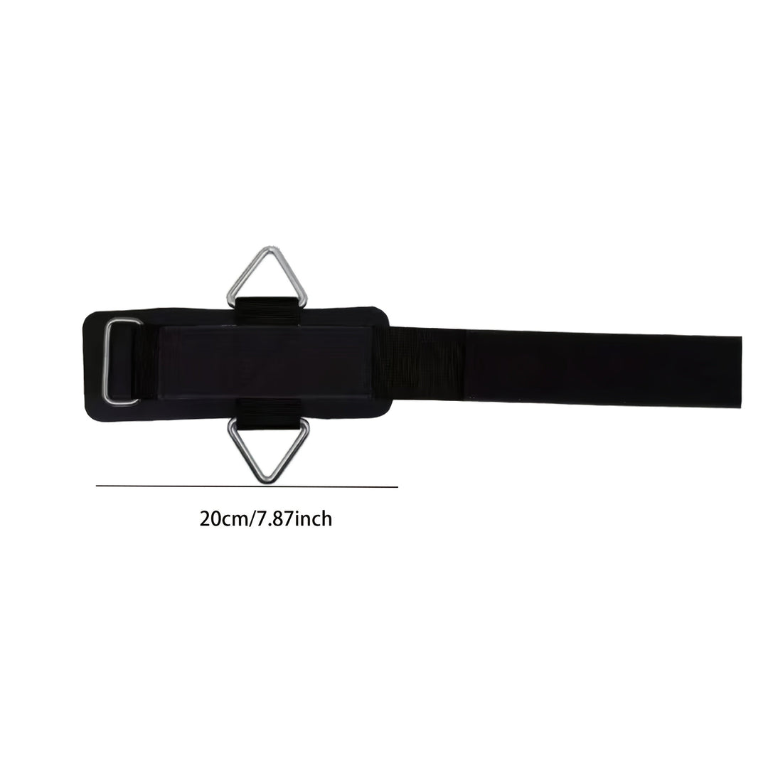 Sangles de poignet noires en néoprène, ajustables et antidérapantes, idéales pour la gym et l'entraînement.
