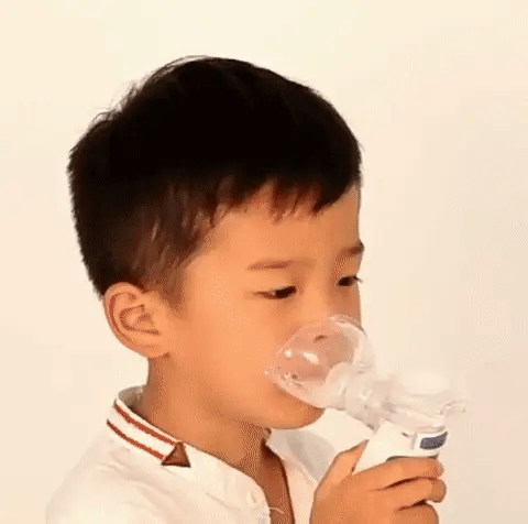 Nébuliseur ultrasonique rechargeable compact, offre une thérapie respiratoire efficace et silencieuse.